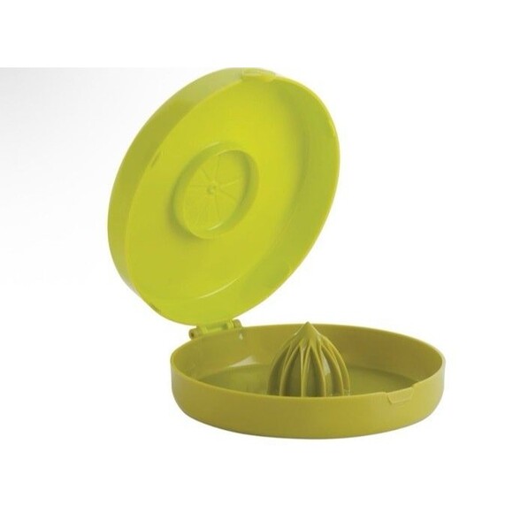 Trudeau 2-in-1 Glass Rimmer Juicer w/ Integrated Citrus Juicer Green Margarita - Picture 3 of 7